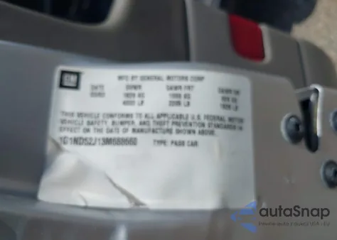 2003 Chevrolet Malibu from USA, damaged, VIN 1G1ND52J13M688660